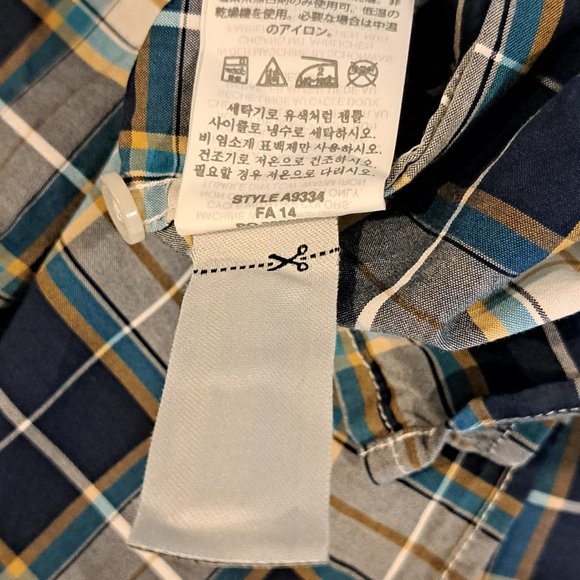 J. Crew Men's XL Four Button Pullover Plaid Shirt New With Tags Style A9334 - Picture 11 of 16